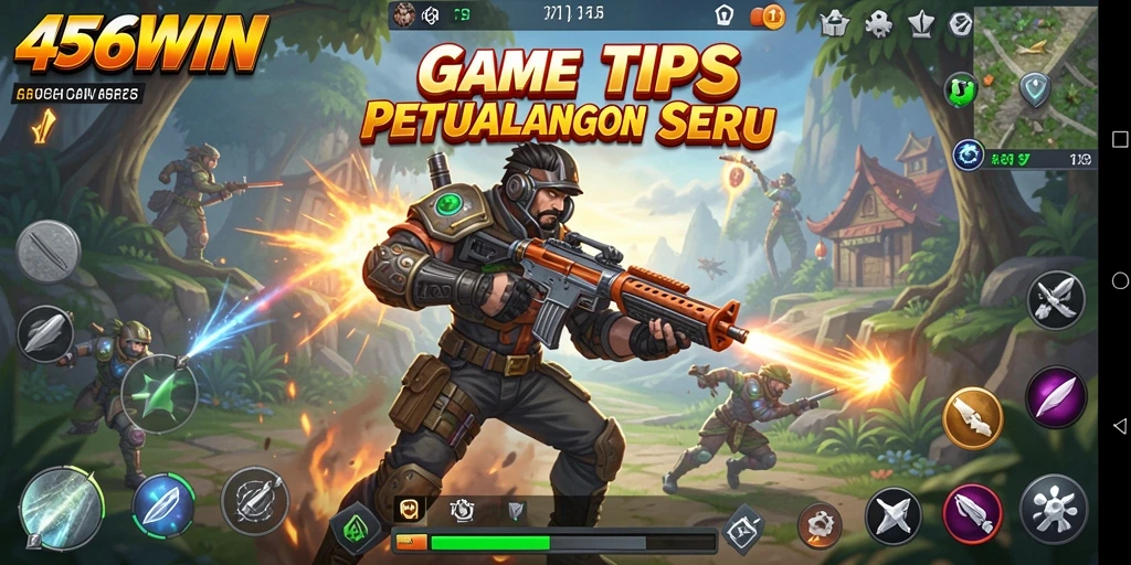 Tampilan gameplay seru dari 456WIN dalam pertempuran intens.