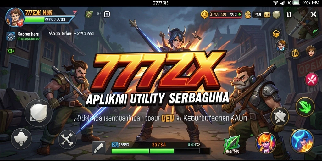 Screenshot utama 777ZX menampilkan fitur pengelolaan file yang intuitif.