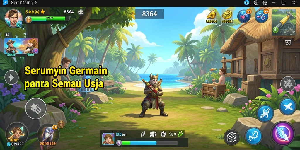 Tampilan gameplay seru dan interaktif dalam 8364.