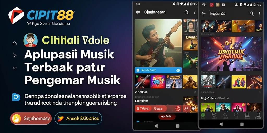 Tampilan gameplay CIPIT88 yang menarik dengan berbagai pilihan lagu.