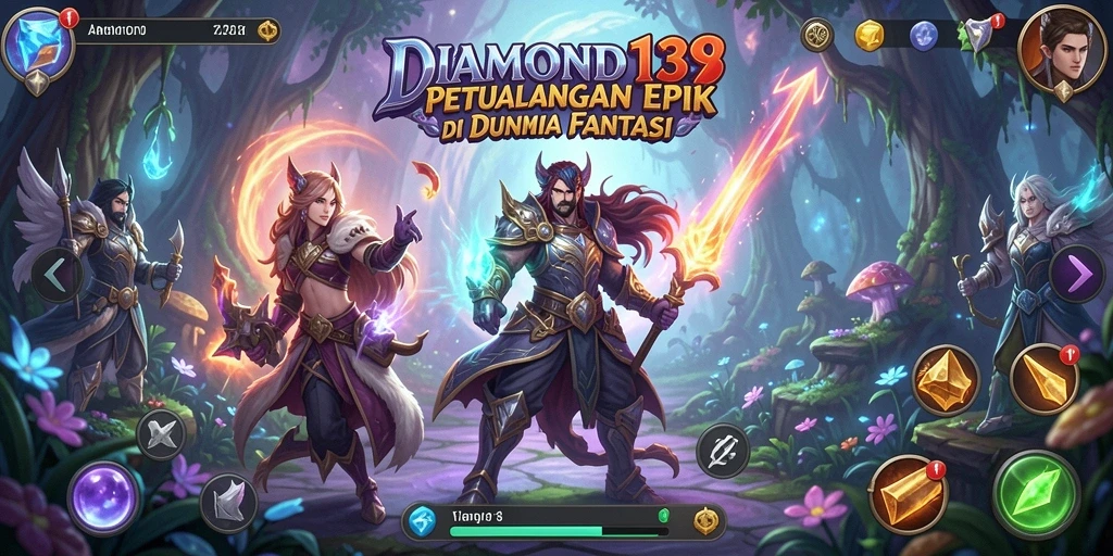 Tampilan gameplay DIAMOND138 yang menakjubkan saat menjelajahi dunia.