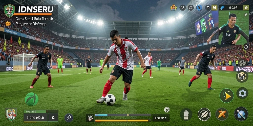 Tampilan screenshot utama menunjukkan gameplay seru dalam IDNSERU.