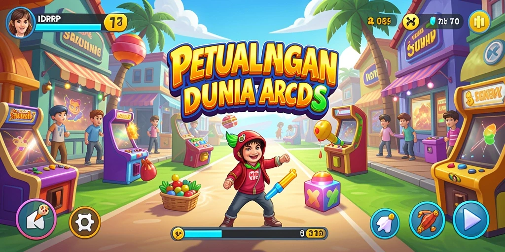 Screenshot yang menampilkan gameplay seru di IDRRP.