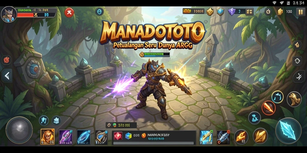 Gameplay seru di dunia fantasi MANADOTOTO.
