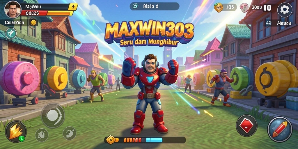 Gameplay seru MAXWIN303 ditampilkan dalam screenshot ini.
