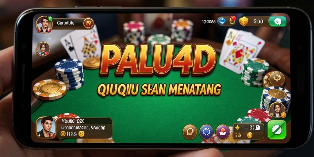 Screenshot menunjukkan gameplay seru dalam QiuQiu.