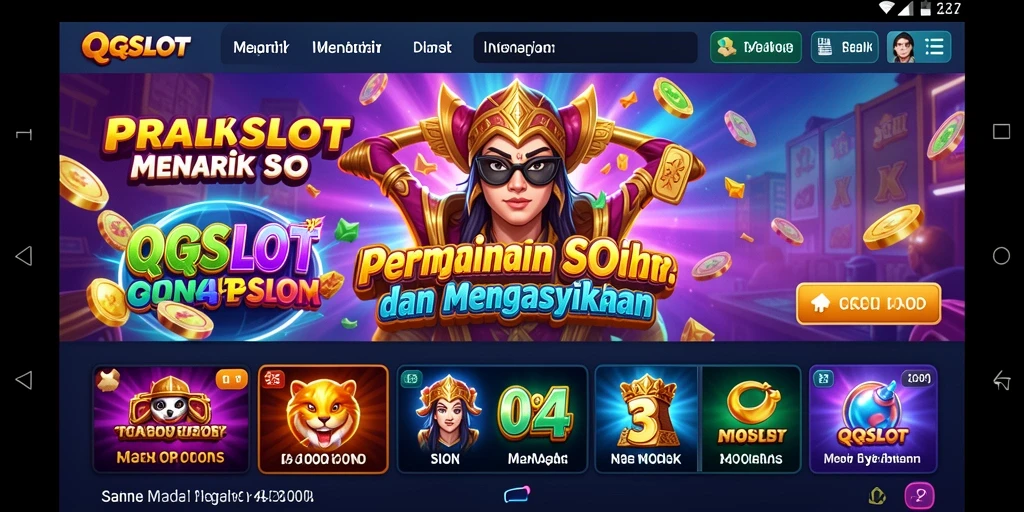 Gameplay seru QQSLOT dengan berbagai tema slot yang menarik.