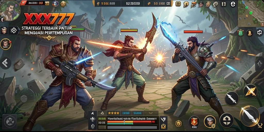 Tampilan aksi seru dalam gameplay XXX777 yang memerlukan strategi mendalam.